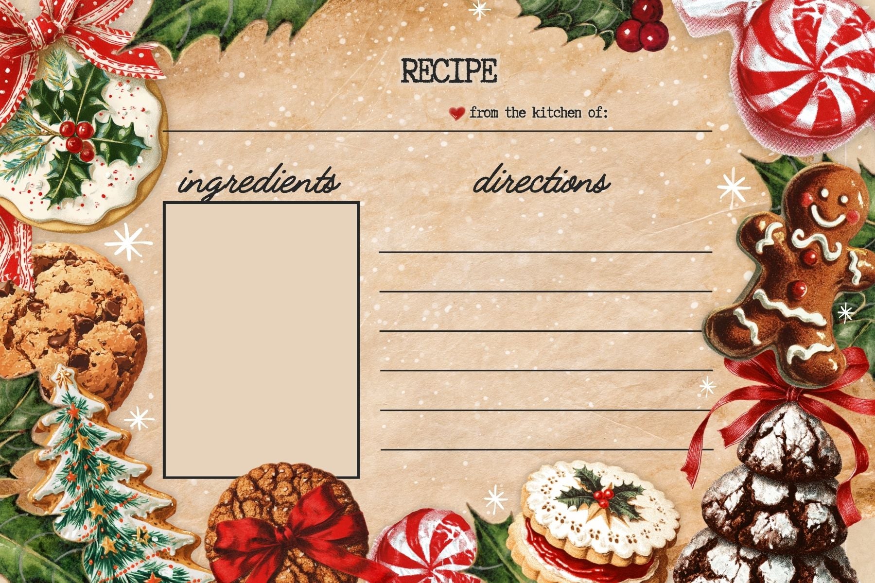 Christmas Cookie Exchange Kit