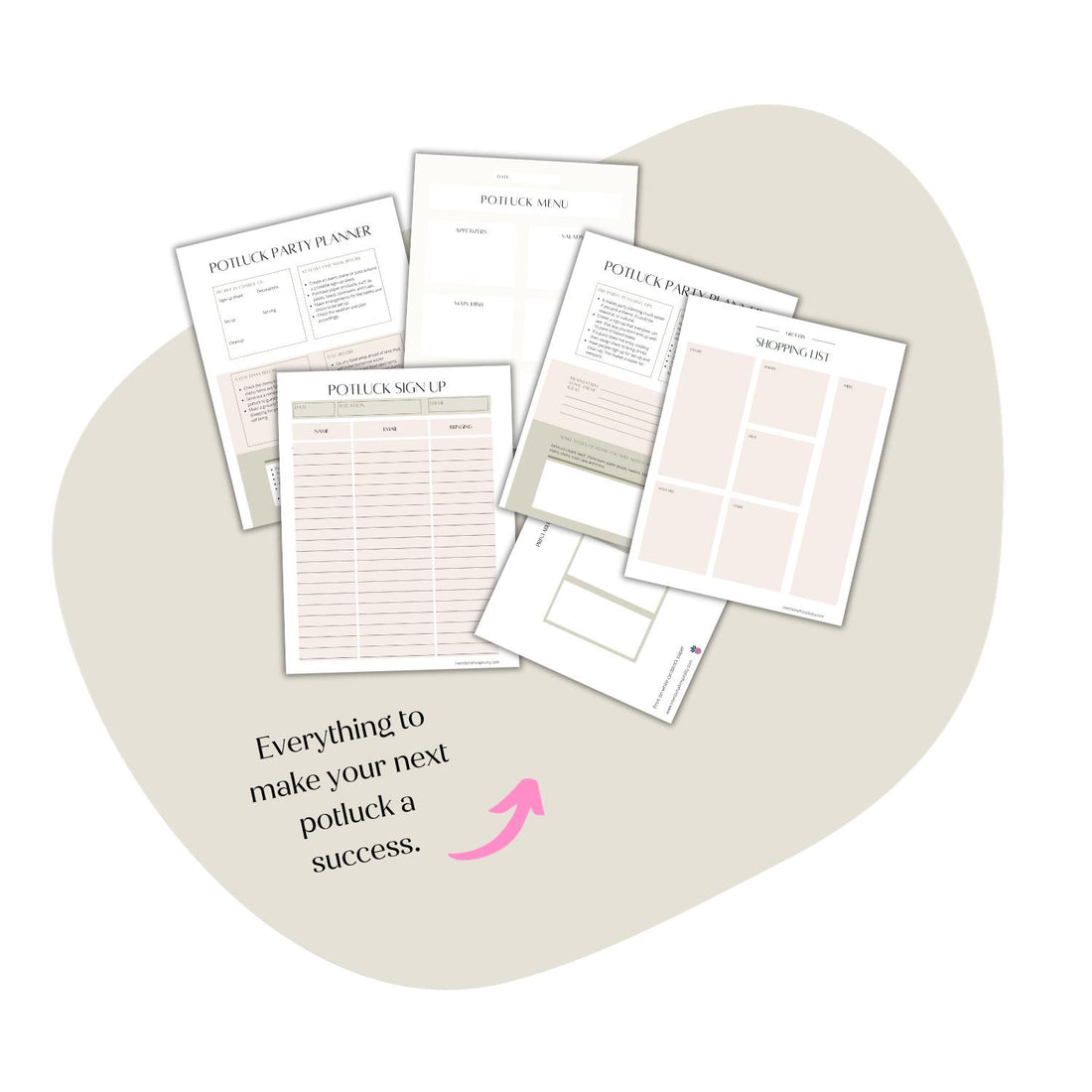 Potluck Party Planner