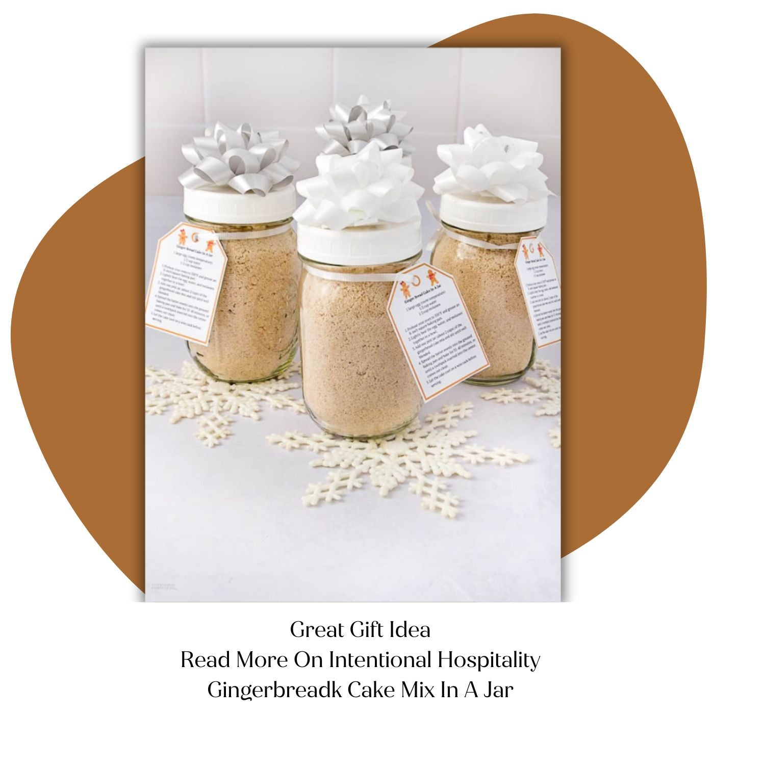 Gingerbread Cake Mix In A Jar Gift