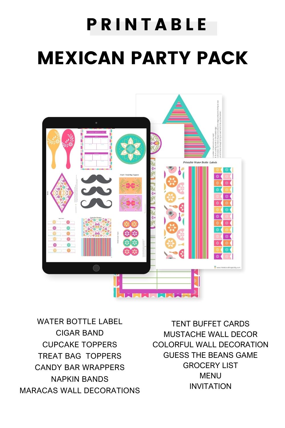 Mexican Party Pack Printable