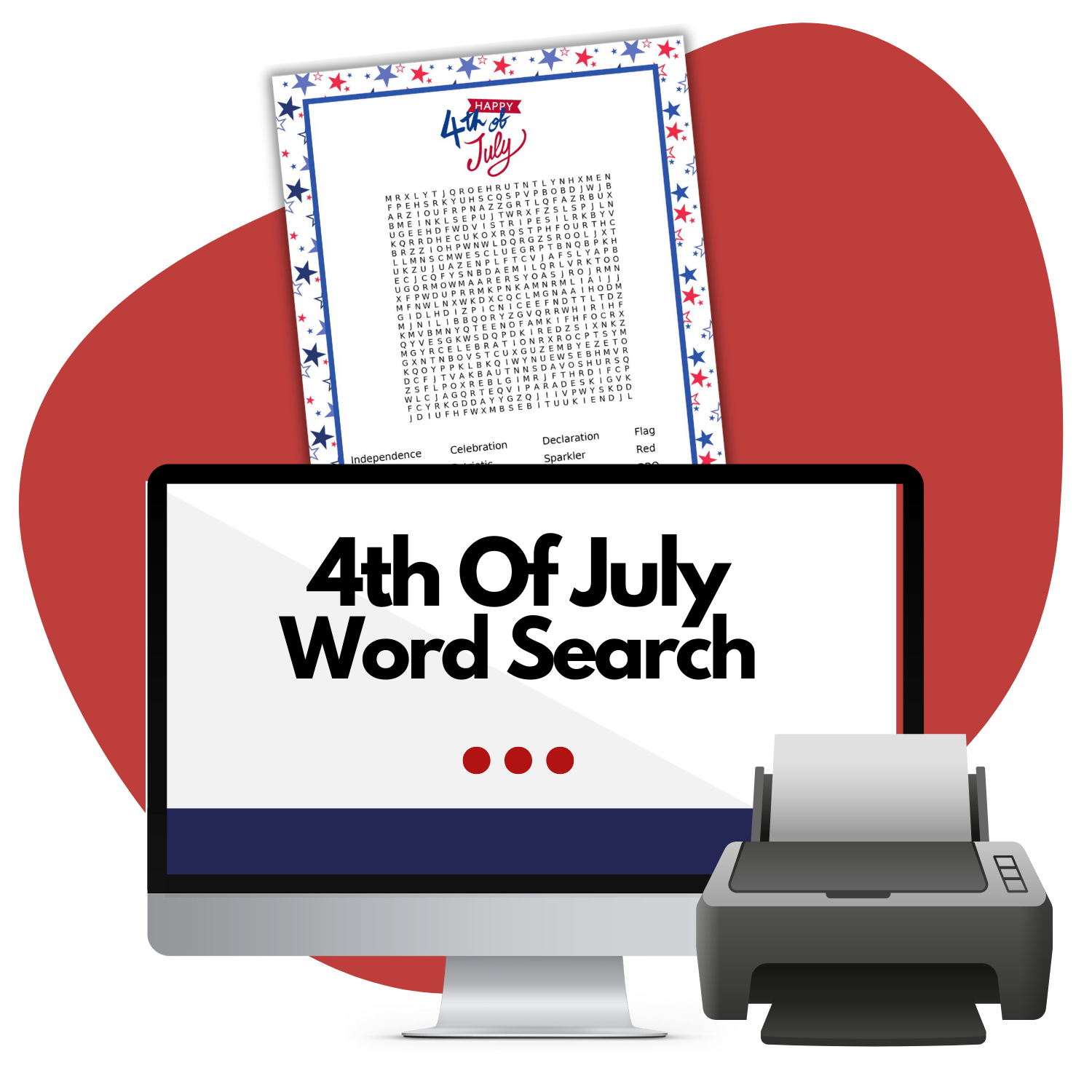 4th Of July Word Search