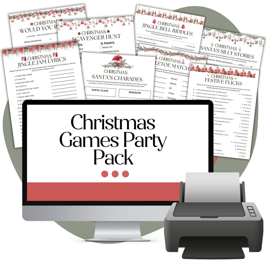 Christmas Games Party Pack
