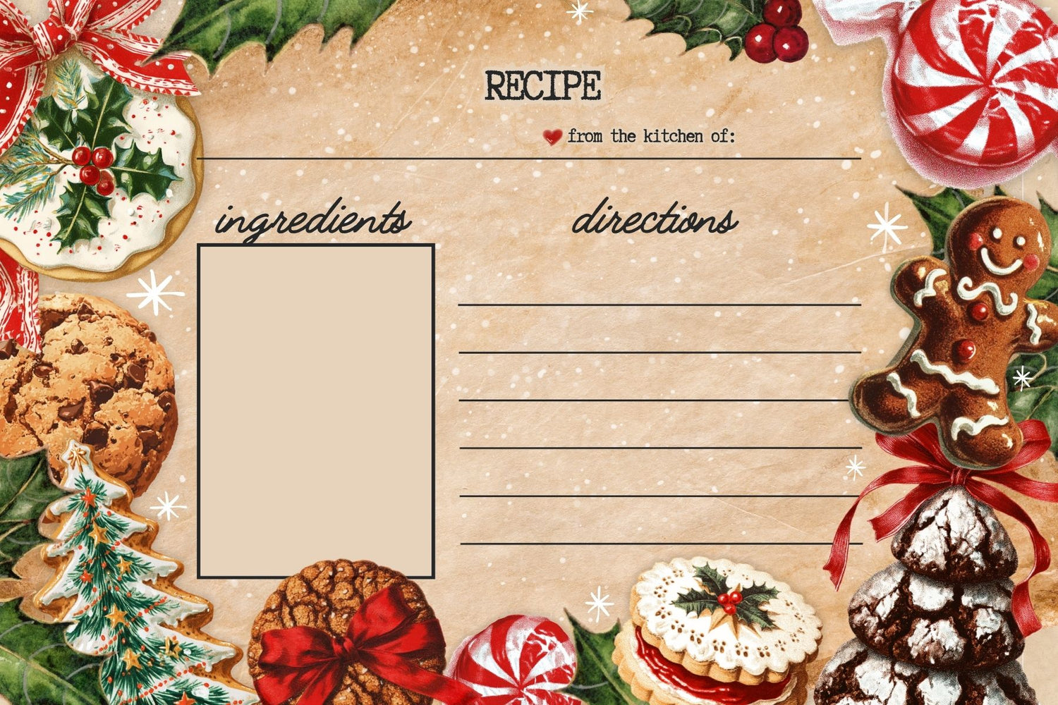Christmas Cookie  Exchange  Kit