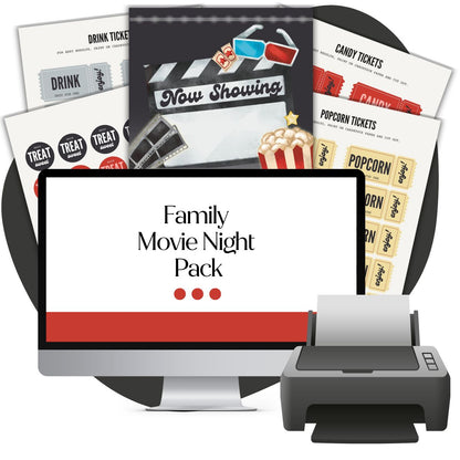 Family Movie Night Printable Pack