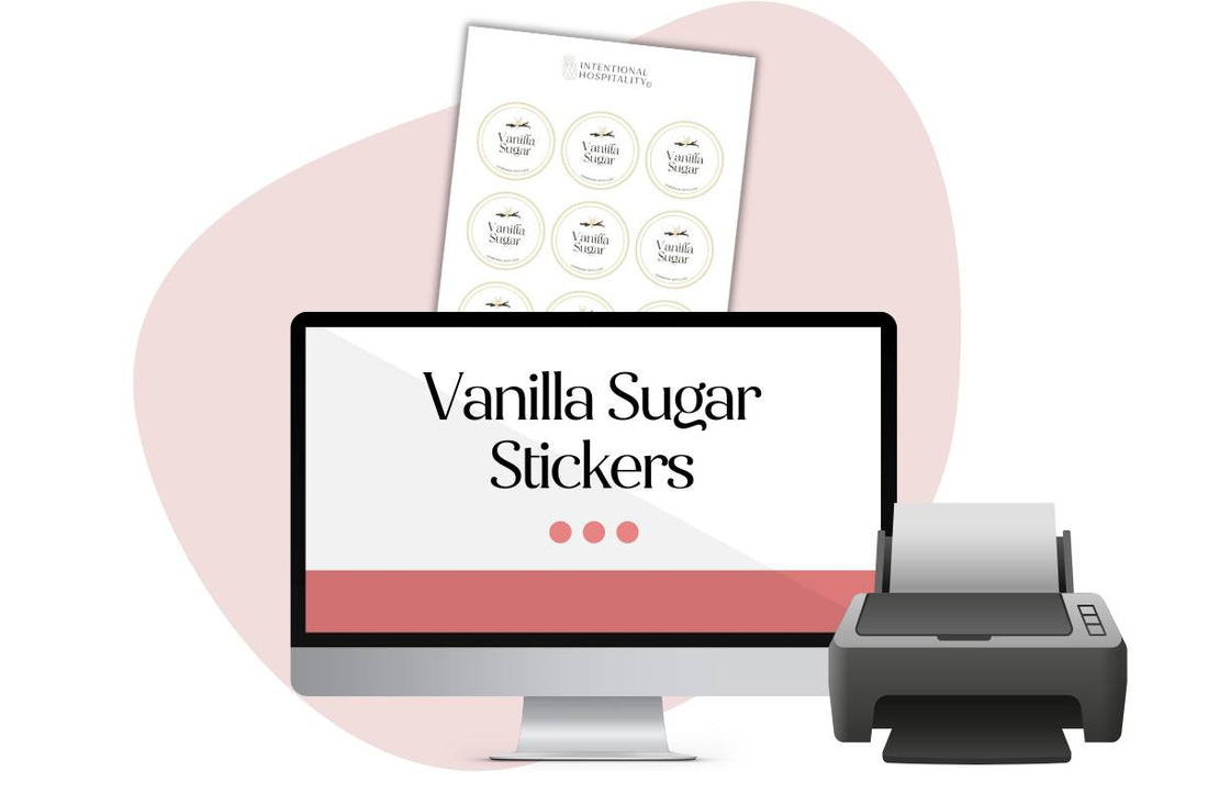 Vanilla Sugar Gift Stickers